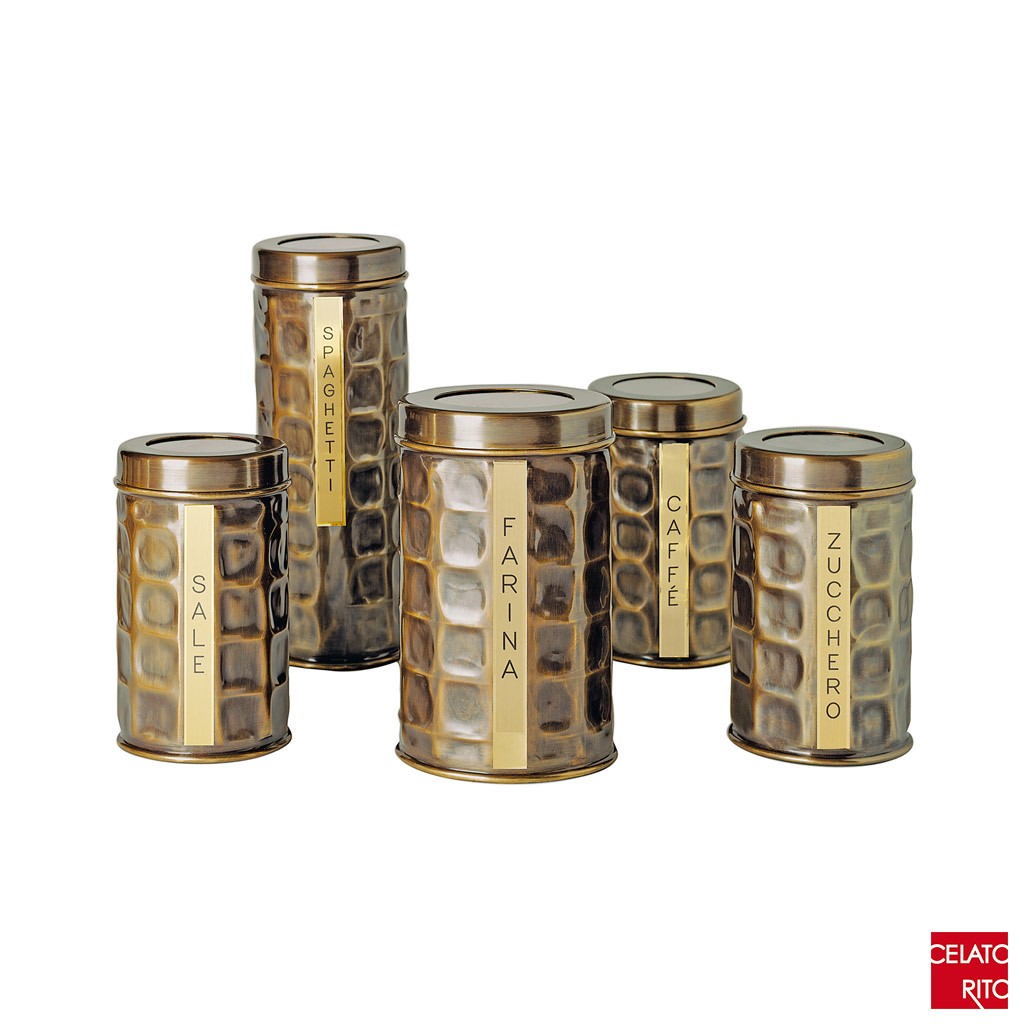 Brass spice racks SPEZIE collection