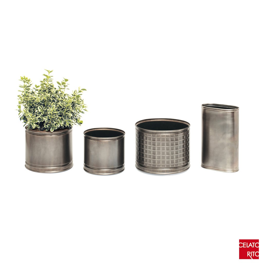 Fioriere collezione ACCIAIO BRUNITO